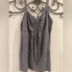 Soma Light gray Lace Pajama top